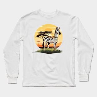 Zebra Lover Long Sleeve T-Shirt